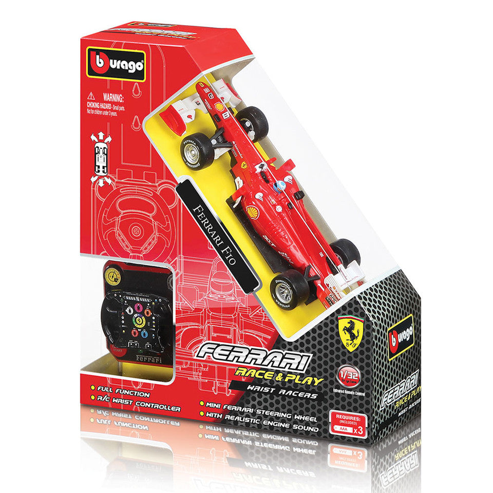 RC Ferrari F1 Race & Play Wrist Racer Car