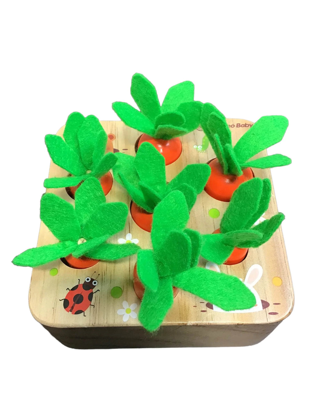Goryeo Wooden Carrot Harvest Toy – Montessori Educational Toy