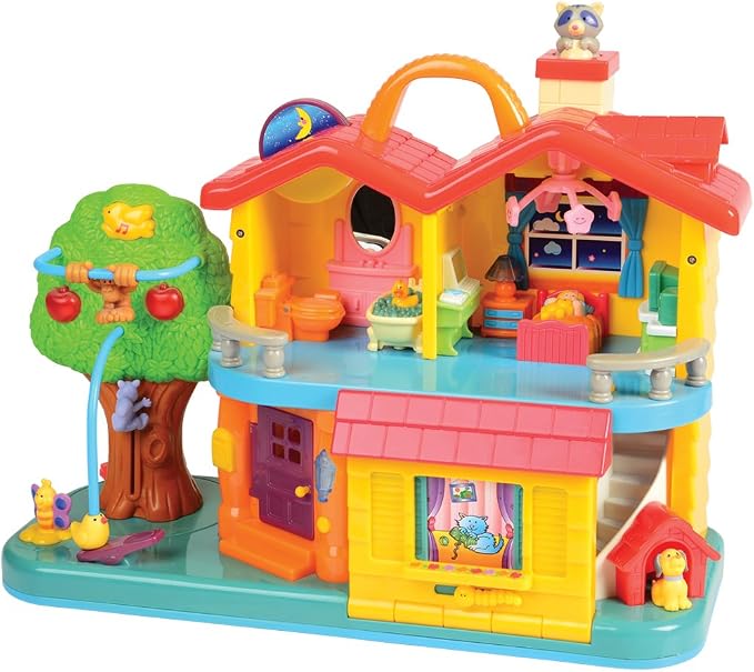 CP Toys Toddler Interactive Discovery House Playset with Sounds