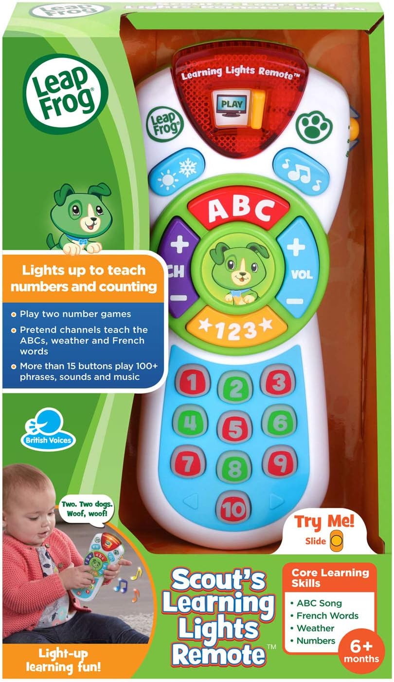 LeapFrog Scout's Deluxe Learning Lights Remote – Interactive Educational Toy
