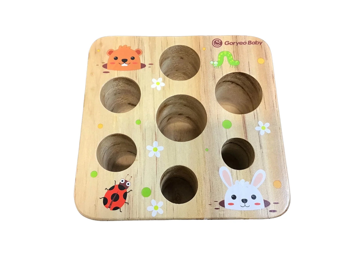 Goryeo Wooden Carrot Harvest Toy – Montessori Educational Toy