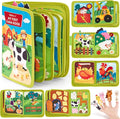 Montessori Busy Book for Toddlers - Farm Animals – Interactive Educational Learning Toy